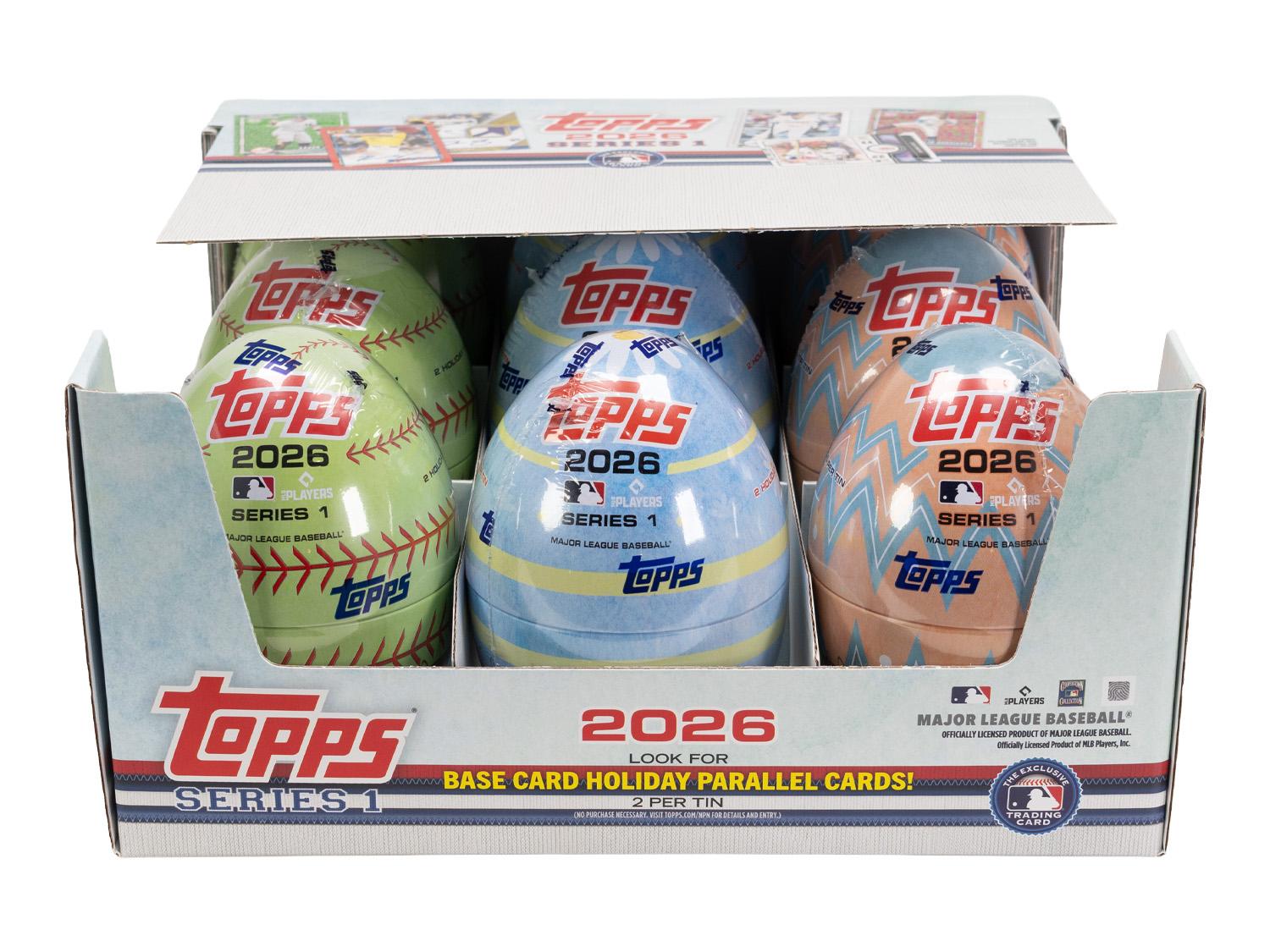 2026 Topps Series 1 Baseball 9-Tin Box