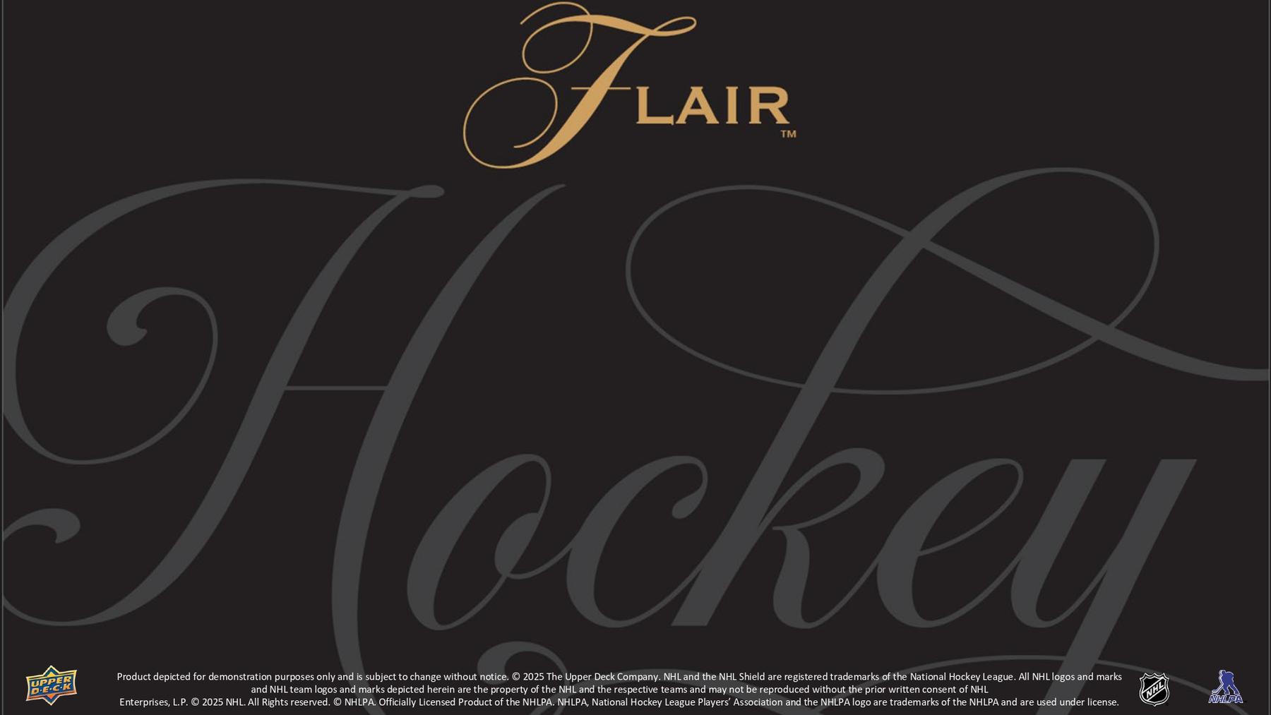2025/26 Upper Deck Flair Hockey Hobby 10-Box Case (Presell)