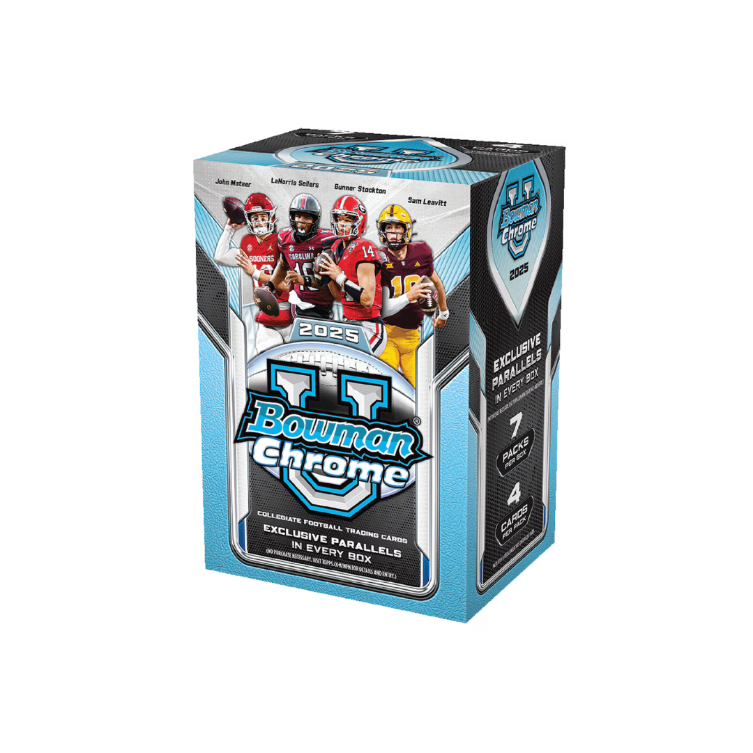 2025 Bowman Chrome University Football Blaster Box