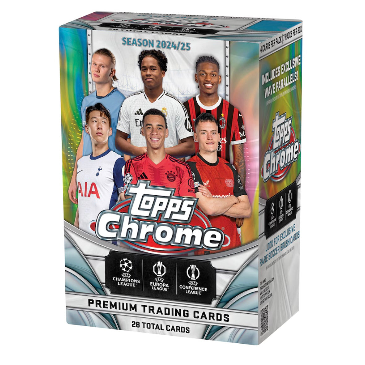 2024-25 Topps UEFA Club Competitions Chrome Soccer Blaster Box