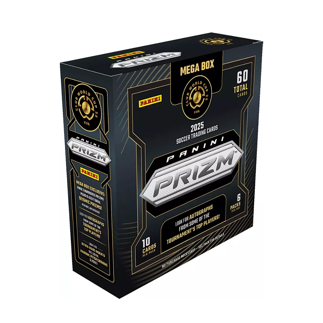 2025 Panini Prizm FIFA Club World Cup Soccer Mega Box