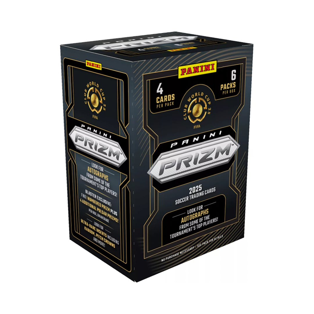 2025 Panini Prizm FIFA Club World Cup Soccer 6-Pack Blaster Box