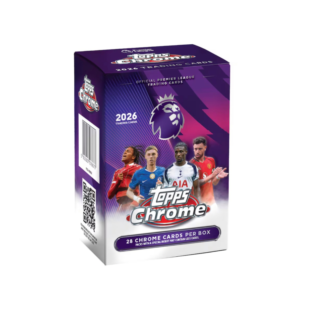 2026 Topps Chrome Premier League Soccer Blaster Box
