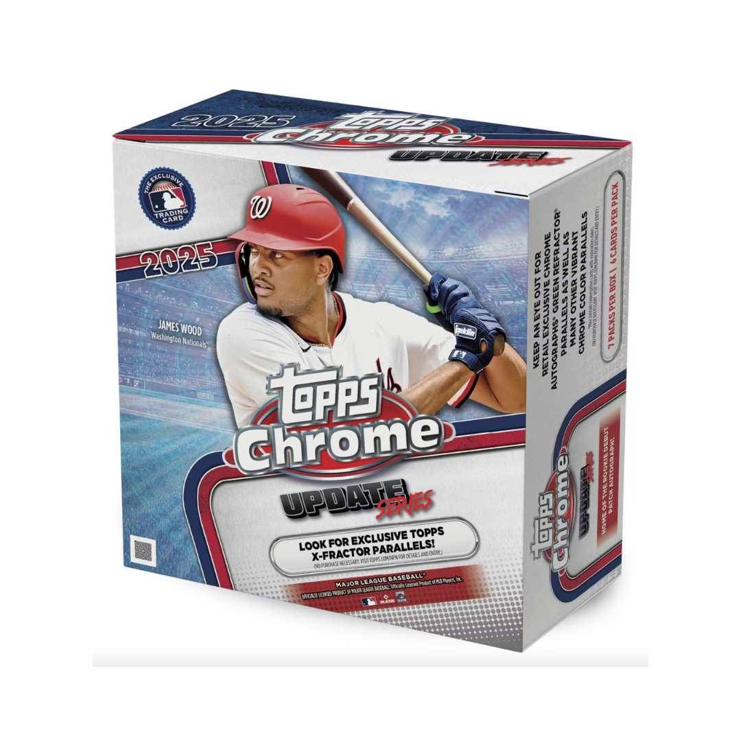 2025 Topps Chrome Update Series Baseball Mega Box