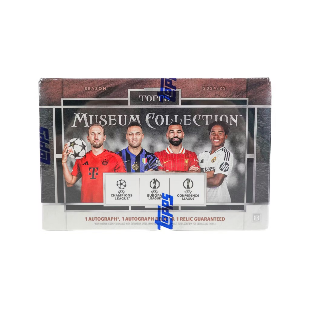 2024-25 Topps UEFA Club Competitions Museum Collection Soccer Hobby Box