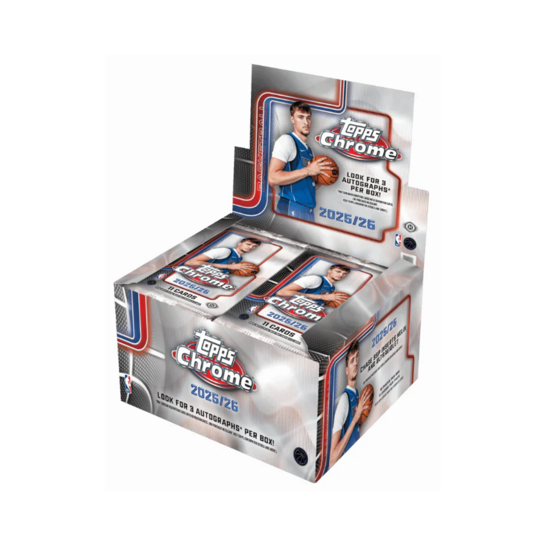 2025-26 Topps Chrome Basketball Hobby Jumbo Box