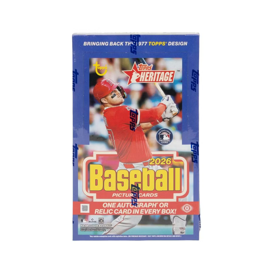 2026 Topps Heritage Baseball Hobby Box
