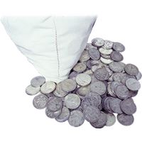 90% Junk Silver Coins - $1 Face Value (coins may consist of qu...