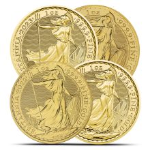 1 oz British Gold Britannia Coin (Random Year)