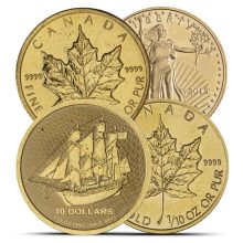 1/10 oz Gold Coin (Random Year, Varied Condition, Any Mint)