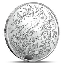2025 1 oz Pitcairn Islands Silver Ocean Wonders Turtle Coin (BU)