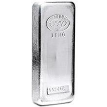 1 Kilo Silver Bar Johnson Matthey (32.15 troy oz) .999 Fine Ingot - Secondary Market