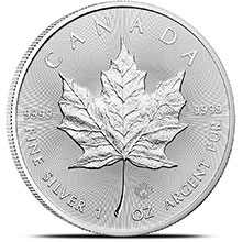 2016 1 oz Canadian Silver Maple Leaf Coin