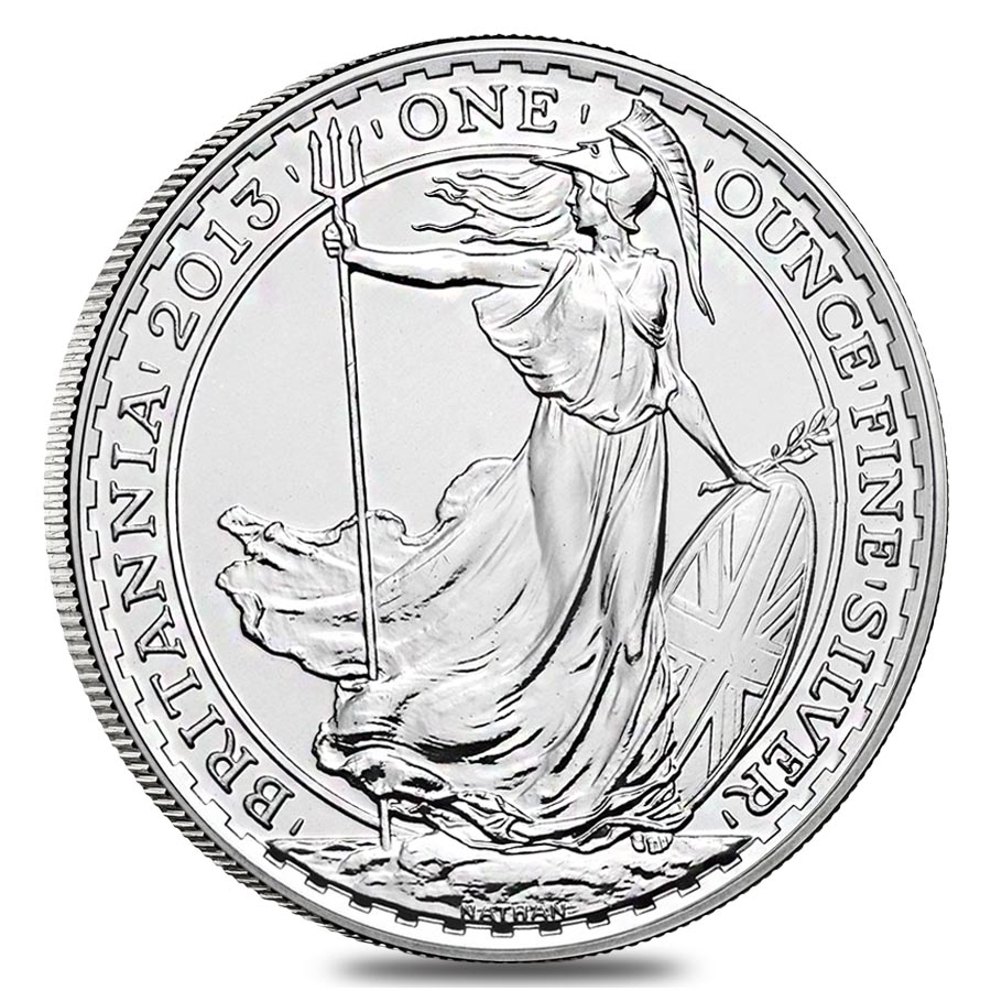2013 1 oz Silver Britannia Coin