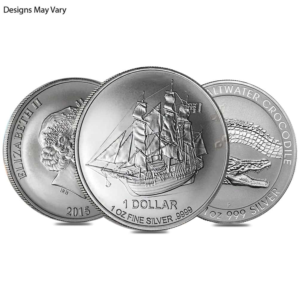 1 oz Silver Coin Random Mint .999+ Fine BU/Proof