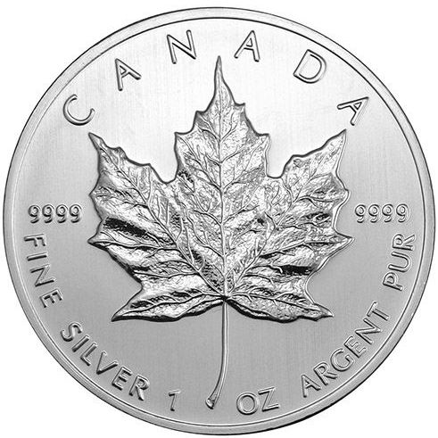1998 1 oz Canadian Silver Maple Leaf Coin (BU)