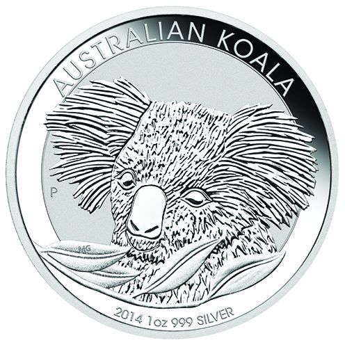 2014 1 oz Australian Silver Koala Coin (BU)