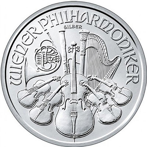 2016 1 oz Austrian Silver Philharmonic Coin