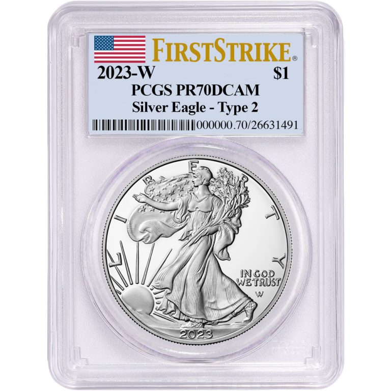2023-W 1 oz Proof American Silver Eagle Coin PCGS PR70 DCAM FS