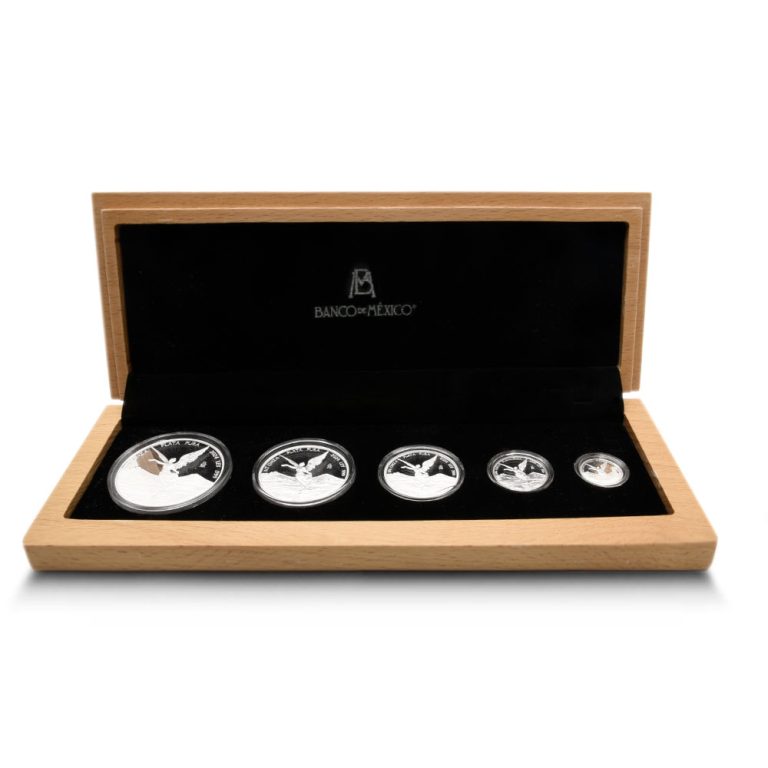2025 Proof Mexican Silver Libertad 5-Coin Set