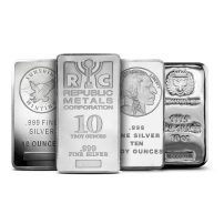 10 oz Silver Bar Varied Condition | Any Mint
