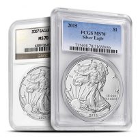 American Eagle 1 oz Silver Coin PCGS/NGC/CAC MS70