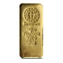 1 Kilo Gold Bar New with Assay | Argor-Heraeus