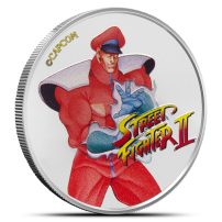2021 Colorized Fiji Street Fighter II M Bison 1 oz Silver Coin BU