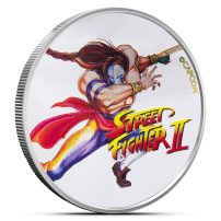 2021 Colorized Fiji Street Fighter II Vega 1 oz Silver Coin BU