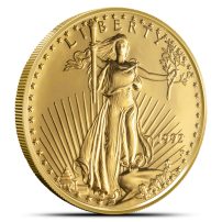 1992-P Proof American Eagle 1/2 oz Gold Coin with Box &amp; CoA