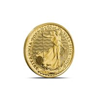 2023 British Britannia 1/10 oz Gold Coin BU, King Charles Obverse