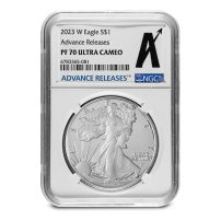 2023-W Proof American Eagle 1 oz Silver Coin NGC PF70 UCAM Advanced Release