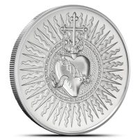 1 oz Silver Sacred Heart Round New | Intaglio Mint