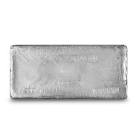100 oz Silver Cast-Poured Bar Bull Logo | Engelhard