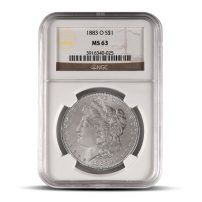 1883-O Morgan Dollar Silver Coin NGC MS63