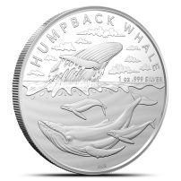 2023 Royal Australian Mint Humpback Whale 1 oz Silver Coin BU