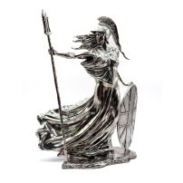12 oz Silver Antique Finish Britannia Statue New, with Box &amp; CoA