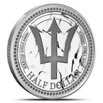 2024 Barbados Trident 1 oz Silver Coin BU
