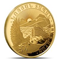 2025 Armenian Noah's Ark 1 oz Gold Coin BU