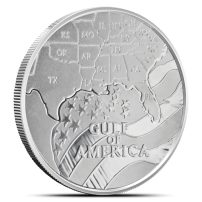 1 oz Silver Gulf of America Commemorative Round New, Eagle Reverse | SilverTowne