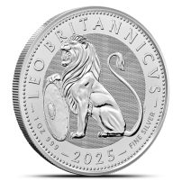 2025 British The British Lion 1 oz Silver Coin BU