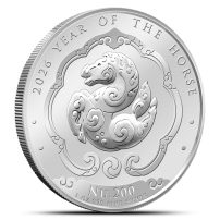 2026 Kingdom of Bhutan Lunar Horse 1 oz Silver Coin BU