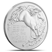 2026 Royal Australian Mint Year of the Horse 1 oz Silver Coin BU