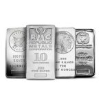 10 oz Silver Bars (Varied Condition, Any Mint)