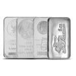 5 oz Silver Bars (Varied Condition, Any Mint)