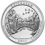 2011 5 oz Silver ATB Chickasaw Coins