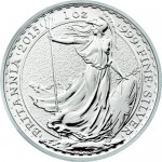 2015 1 oz Silver British Britannia Coins (BU)