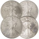 1 oz Silver American Eagle Coins (Random Year, Cull)