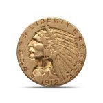 Pre-1933 $5 Gold Indian Half Eagle Coins (XF)
