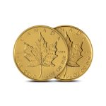 1/10 oz Gold Canadian Maple Leaf Coins (Random Year)